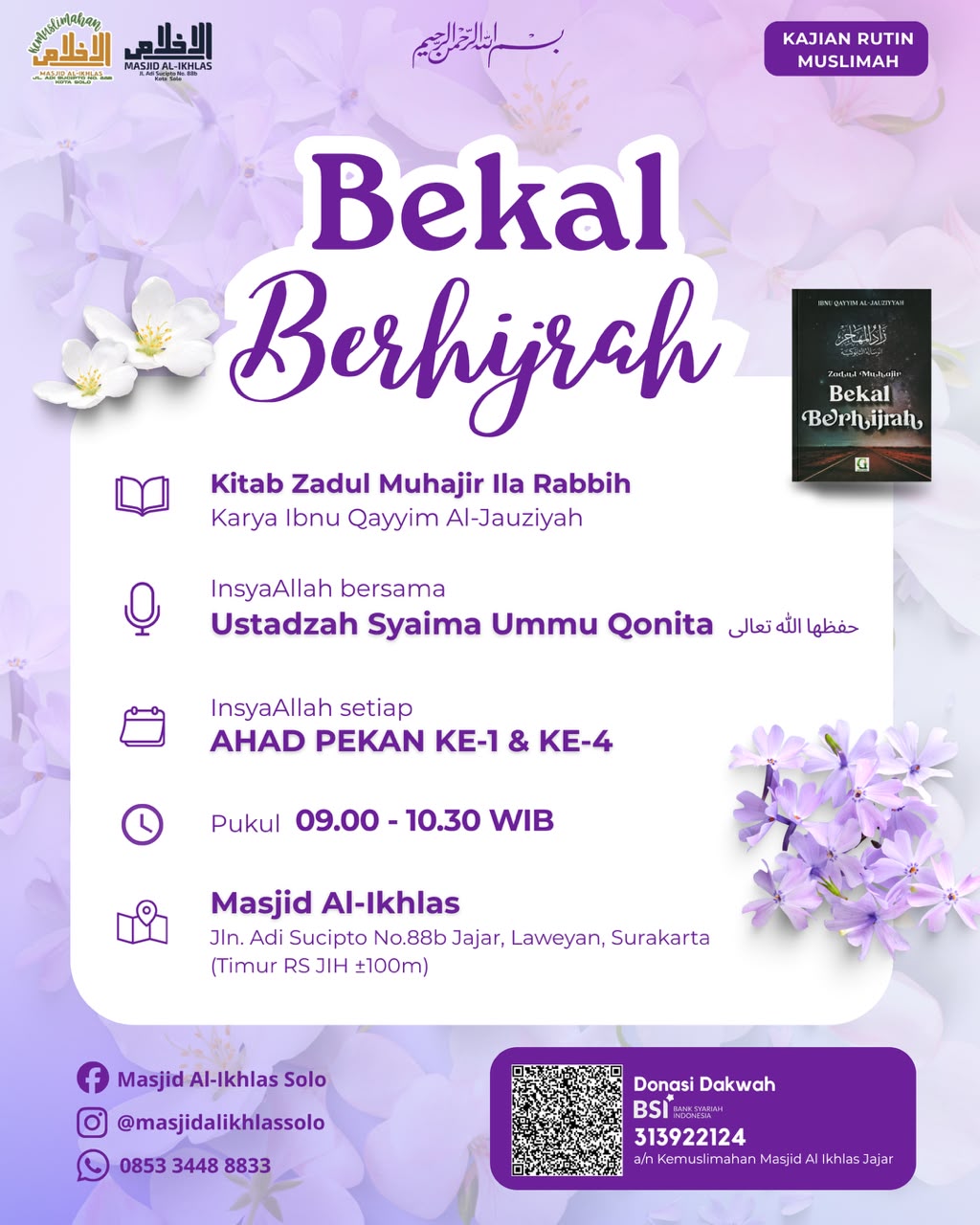 Bekal Berhijrah "Kitab Zadul Muhajir Ila Rabbih